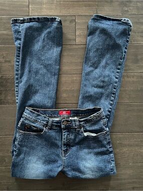Womens Vintage Low Rise Bootcut Jeans